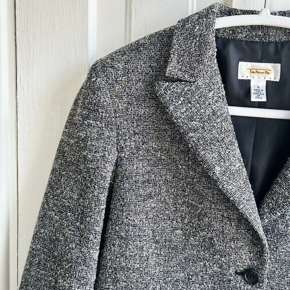 Talbots Vintage Italian Wool Blend Blazer Jacket - Picture 3 of 8